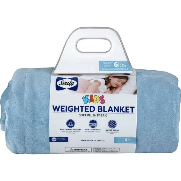 Sealy 6 lb. Weighted Blanket in Blue