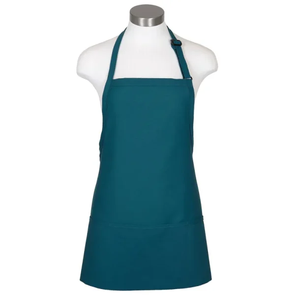 Fame 3 Pocket Bib Apron - F10 Teal