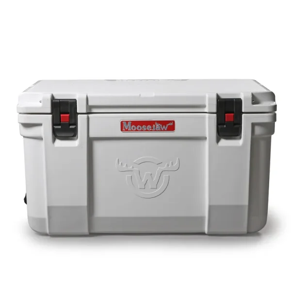 Moosejaw 50 Quart Ice Fort Hard Cooler with Microban, Snow