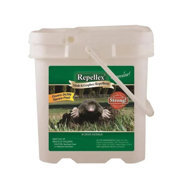 Repellex Mole/Gopher Repellent, 24 lb. 10545