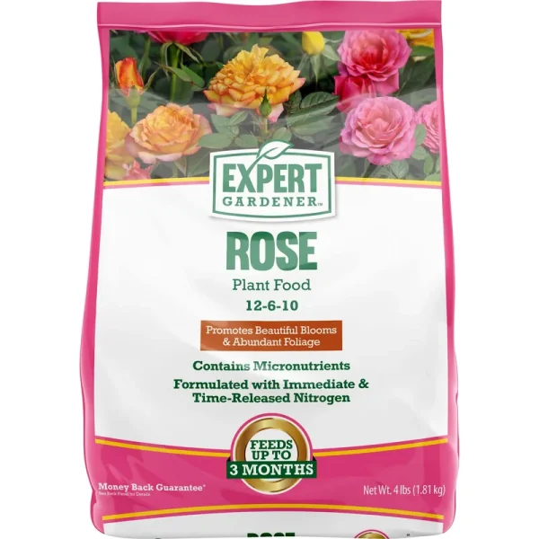 Expert Gardener 12-6-10 Rose Plant Food Fertilizer - 4 lb