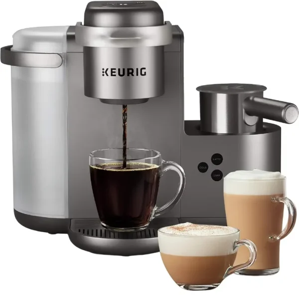 Keurig K - Cafe Special Edition Single - Serve Programmable Energy Efficient Button Controls K - Cup Pod Coffee, Latte, and Cappuccino Maker (Nickel)