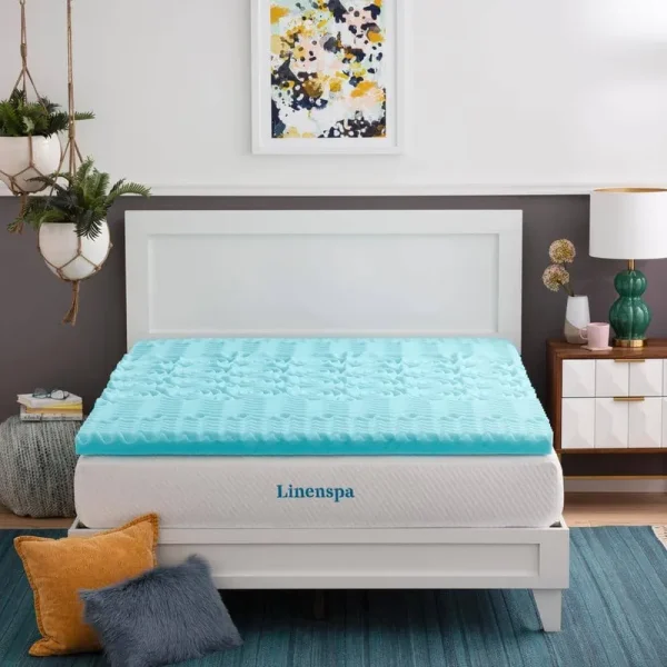 3 in. Zoned Gel Memory Foam Twin Mattress Topper