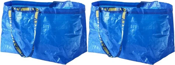 Ikea - Frakta Classic Blue Shopping Bag (x2)