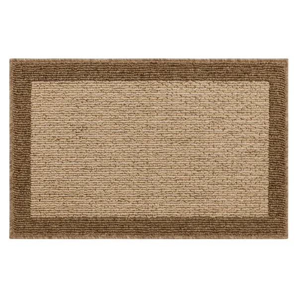 1'8"x2'6" Washable Madison Border Accent Rug Tan - Threshold