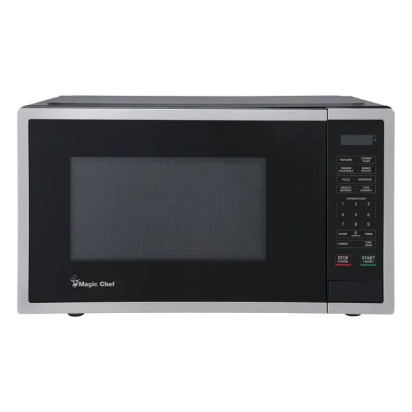 Magic Chef Hmm990st2 0.9 Cu. ft. 900-Watt Countertop Microwave in Stainless Steel, Silver