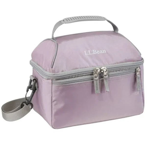 L.L.Bean Flip Top Lunch Box Handbags Navy : One Size