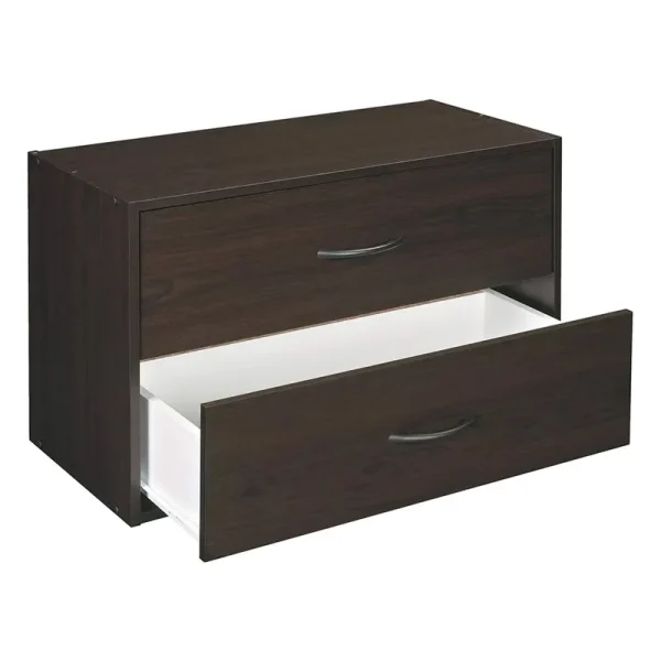 ClosetMaid 2-Drawer Laminate Organizer, Espresso