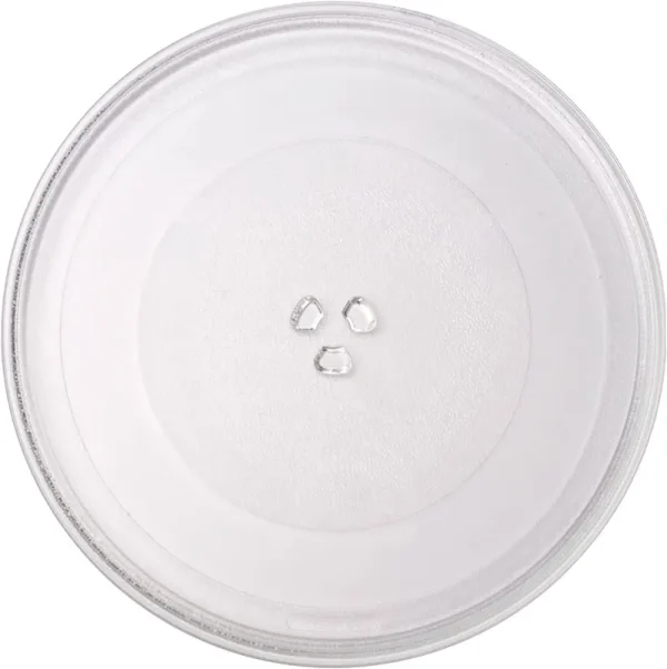 The Universal-Fit 9.6'' Replacement Microwave Glass Plate for Small Microwaves with 9.6 inch / 24.5cm Microwave Glass Tray Dishwasher Safe