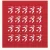100 Stamps 5 Sheets