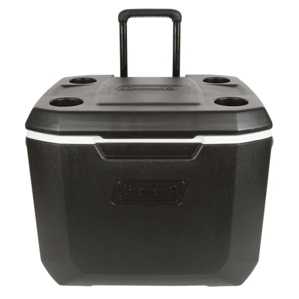 Coleman 50-Quart Xtreme 5-Day Heavy-Duty Cooler with Wheels, Black