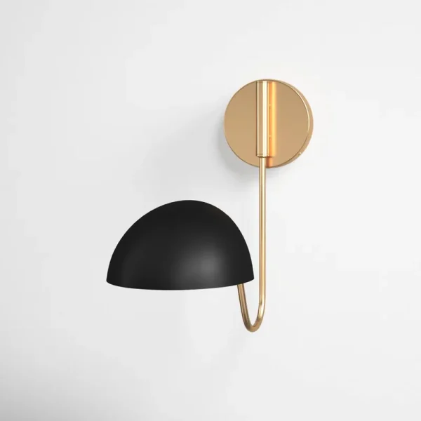 Judson 1 - Light Dimmable Swing Arm Joss & Main Shade Color: Matte Black