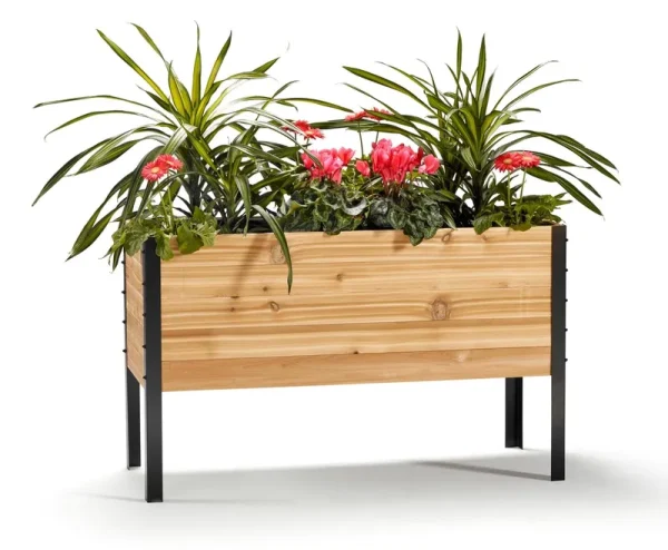 Cedar Planters 18" x 48" Raised Garden Bed
