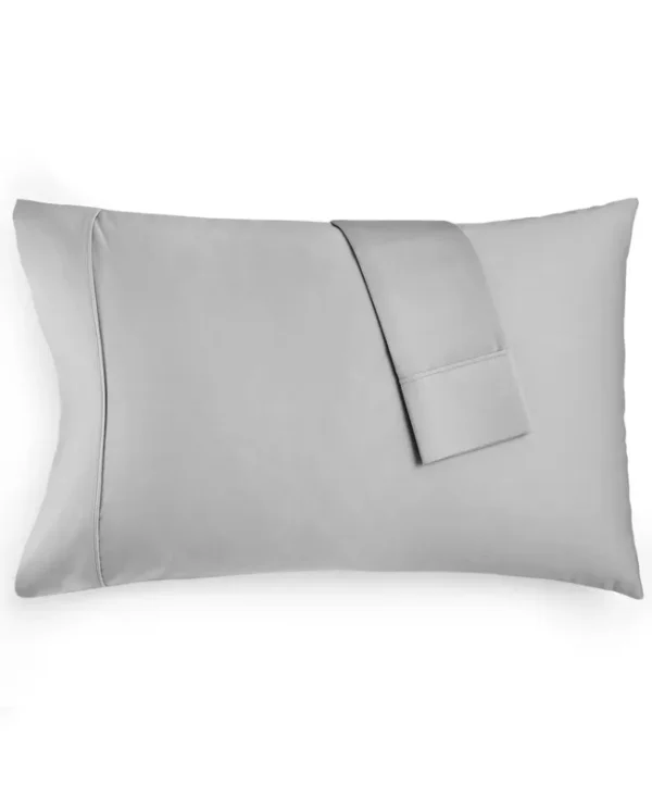 Bergen House 100% Certified Egyptian Cotton 1000 Thread Count 4 Pc. Sheet Set, King - Light Grey