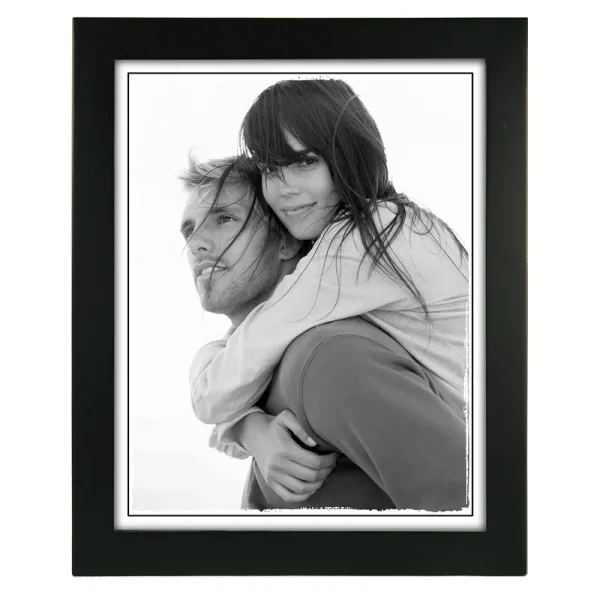 Malden 8x10 Linear Black Wood Frame