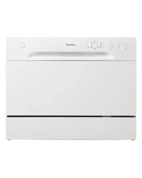 Danby 6 Place Setting Countertop Dishwasher in White (DDW621WDB)