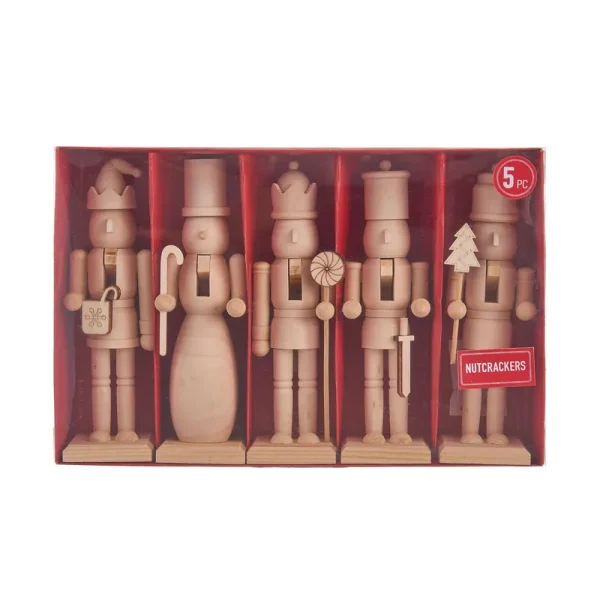 Unfinished Wood Nutcrackers Set by Make Market | 1.7" x 1.7" x 6" | Michaels
