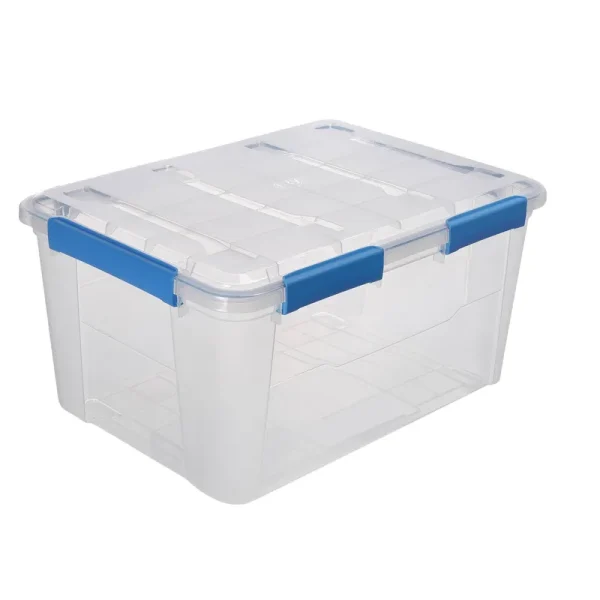 Ezy Storage 75L Waterproof Clear Tote 2020 New