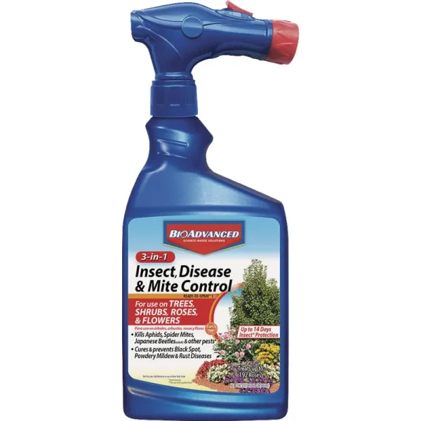 BioAdvanced Ready-to-Spray 3-in-1 Insect Disease & Mite Control I - 32 fl oz