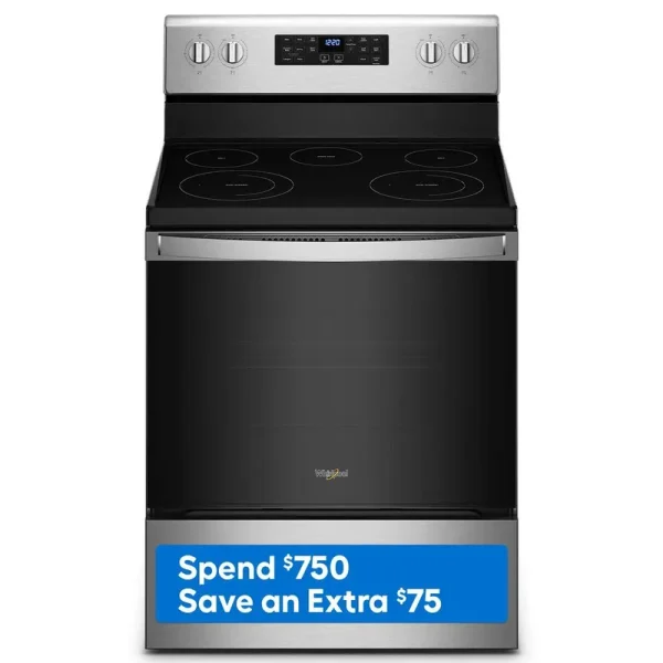 5.3 Cu. ft. Whirlpool Electric 5-in-1 Air Fry Oven