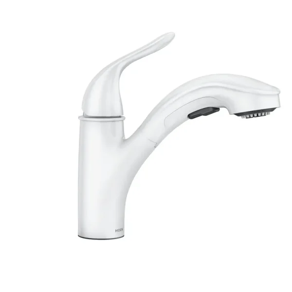 Moen Brecklyn Single-Handle Pull-Out Sprayer Kitchen Faucet with Power Clean