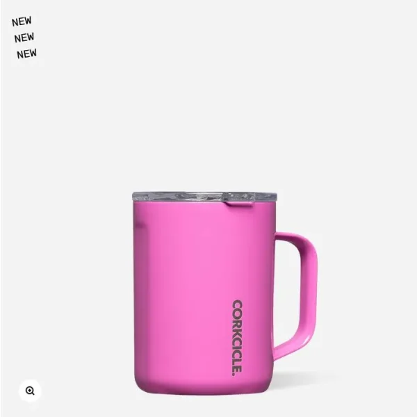 Corkcicle Classic Mug - 16oz Miami Pink