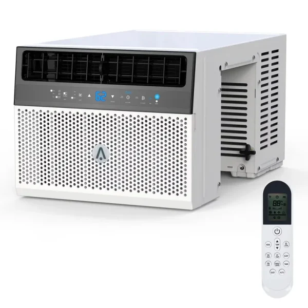 Litake 8000 BTU 370 Sq Ft Window Air Conditioner, White
