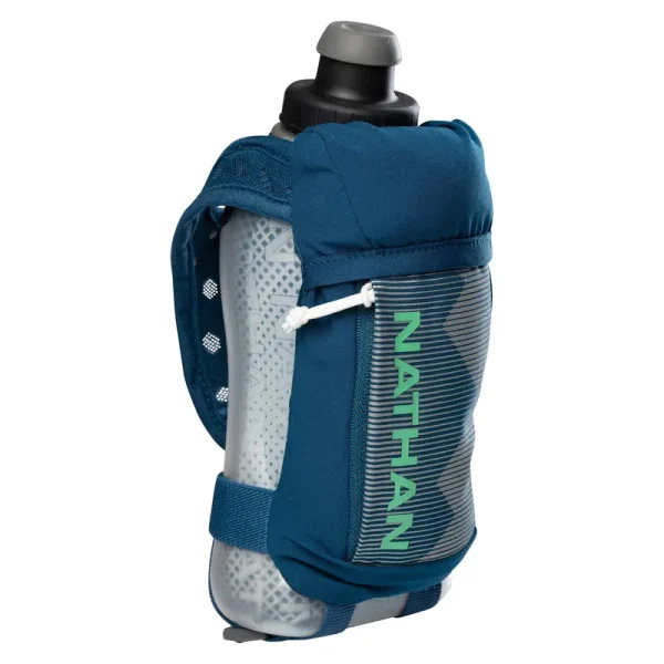 Nathan QuickSqueeze Insulated Handheld 12 oz. Marine Blue/Mint