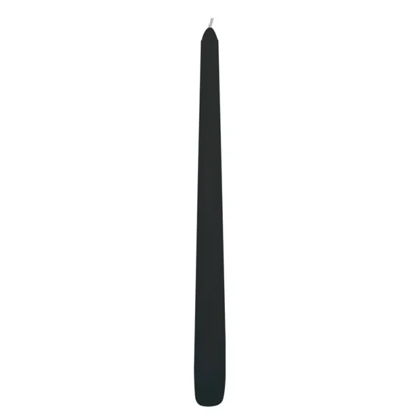 Ashland Taper Candle - Black - 10 in