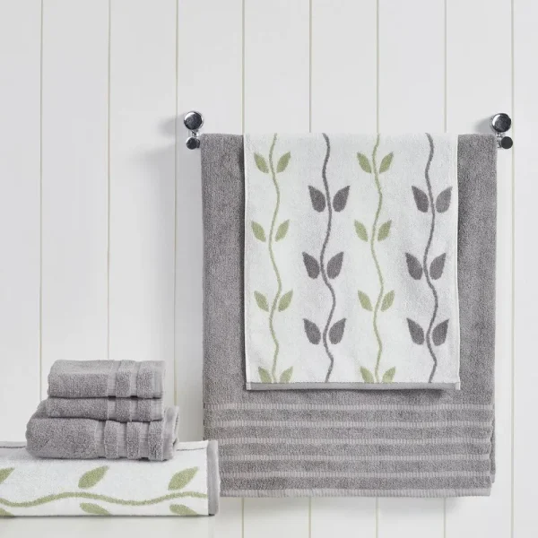 Hodapp 6 Piece 100% Cotton Towel Set Three Posts Color: Ash Gray