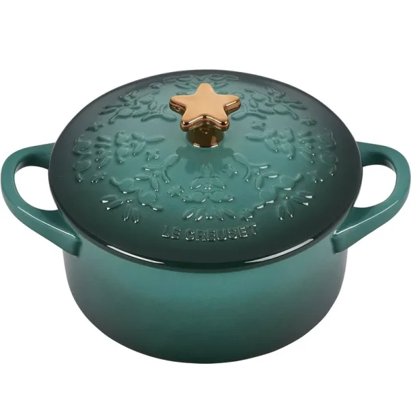 Le Creuset 24 oz. Mini Cocotte with Star Knob ,Artichaut