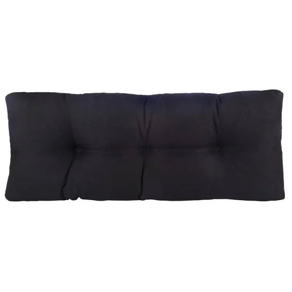 The Gripper Tufted 36 in. Omega Midnight Universal Bench Cushion