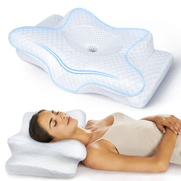 5X Pain Relief Cervical Pillow for Neck and Shoulder Support