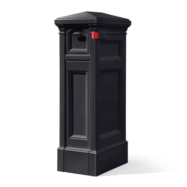 Step2 5005BL Atherton Reserve Storage Onyx Black Mailbox