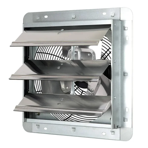 iLiving 12" Variable Speed Shutter Exhaust Fan Wall-Mounted