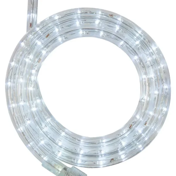 Cool White LED Rope Light, 18 ft