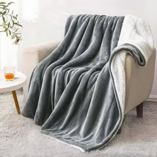 BEDELITE Sherpa Fleece Blanket Twin Size