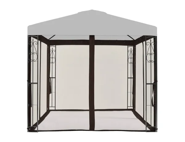 Apex Garden Replacement Mosquito Netting for 8' x 8' Gazebo, Brown