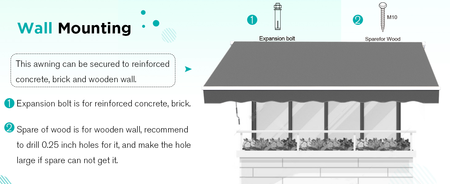 outdoor patio awning