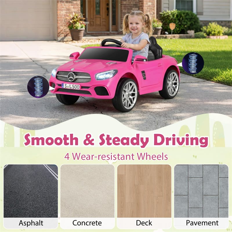 Eletriclife 12V Kids Ride On Car Licensed Mercedes-Benz SL R231 Electric Vehicle with Remote Control