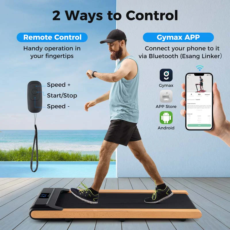 Eletriclife 3-in-1 Walking Pad with Remote and Smart APP Control