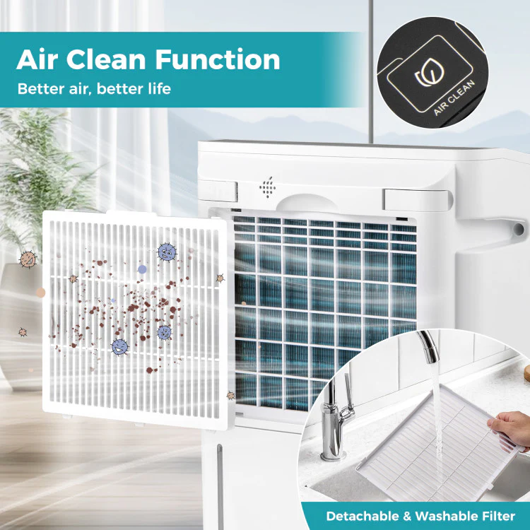 Eletriclife 4500 Sq. Ft 57 Pint Dehumidifier for Home and Basement