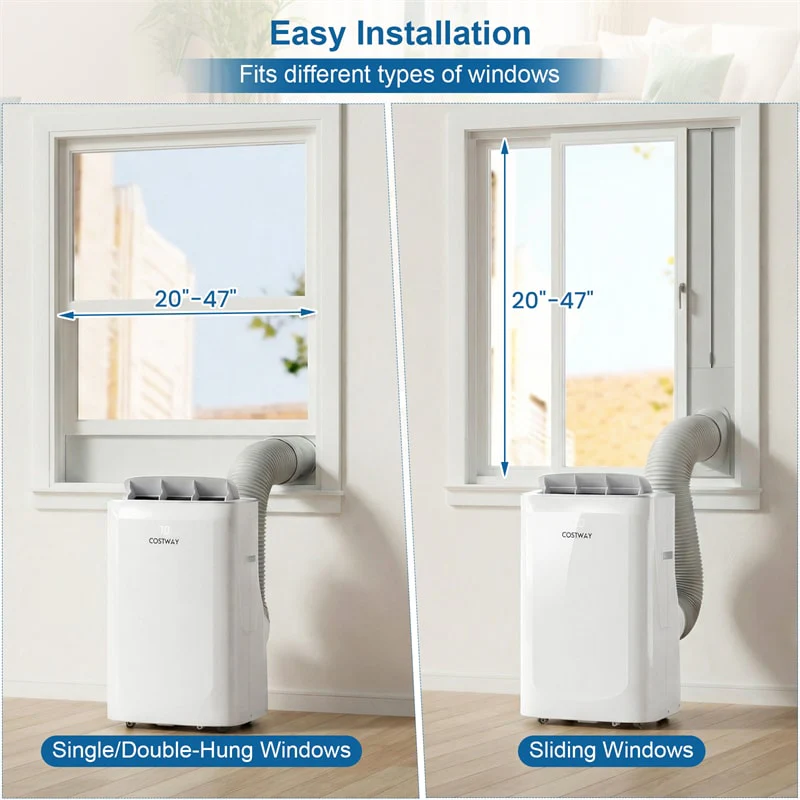 Eletriclife 15000 BTU Inverter Portable Air Conditioner with Heat & WiFi cooling up to 750 sq.ft room
