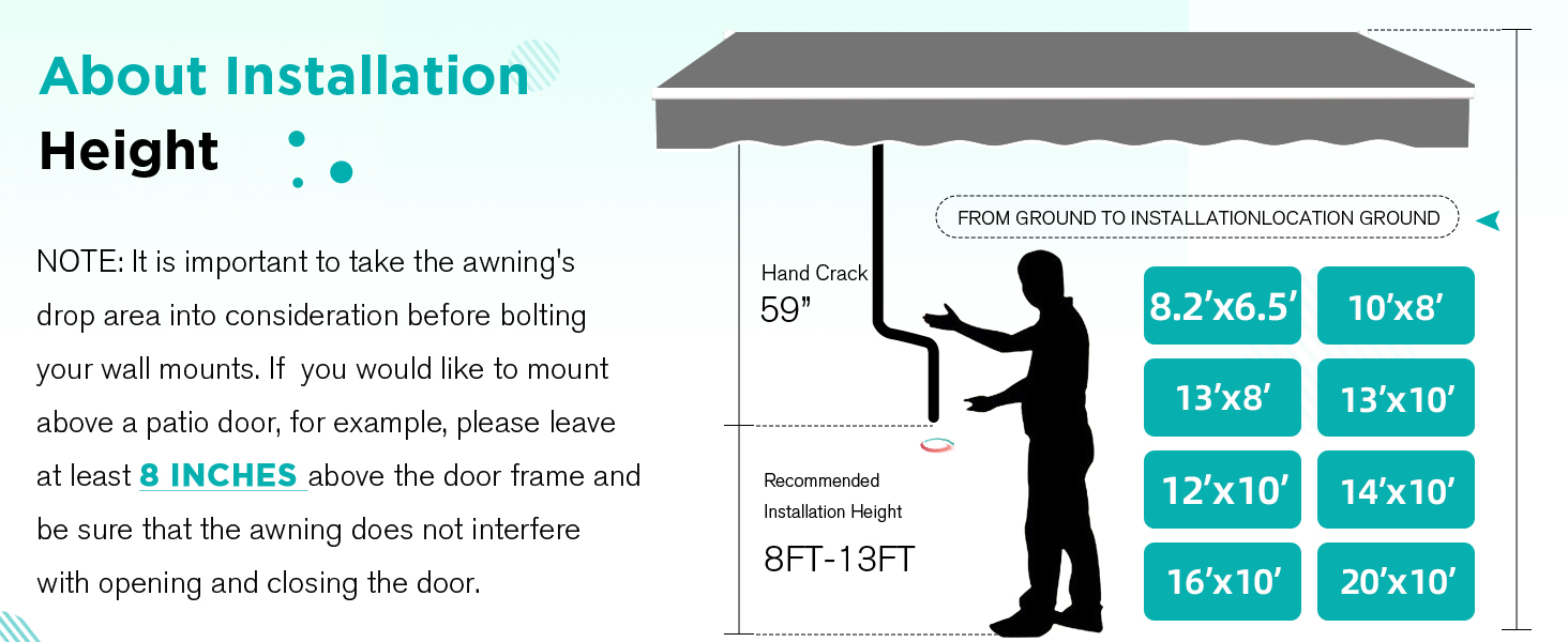 outdoor patio awning