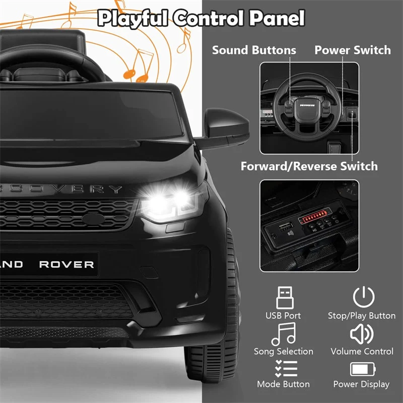 Eletriclife 12V Kids Ride-On Car Licensed Land Rover Sport Electric Vehicle with Remote Control
