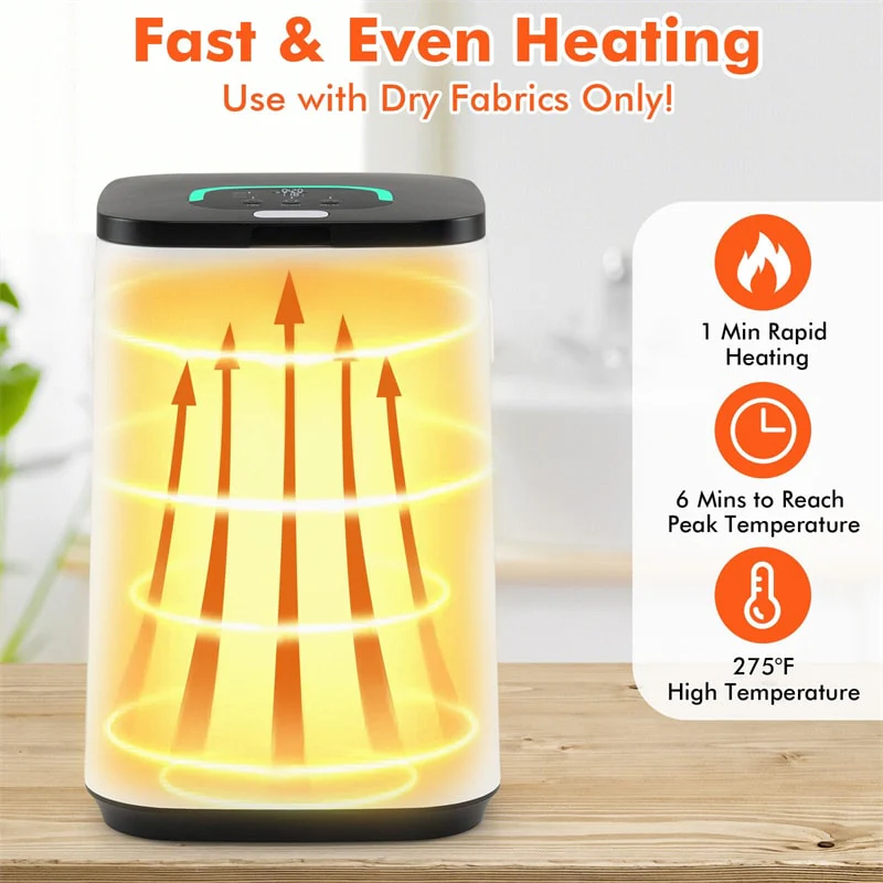 Eletriclife 23L Large Towel Warmer Bucket Hot Towel Heater with Rapid Heating & LED Light for Oversized Towels