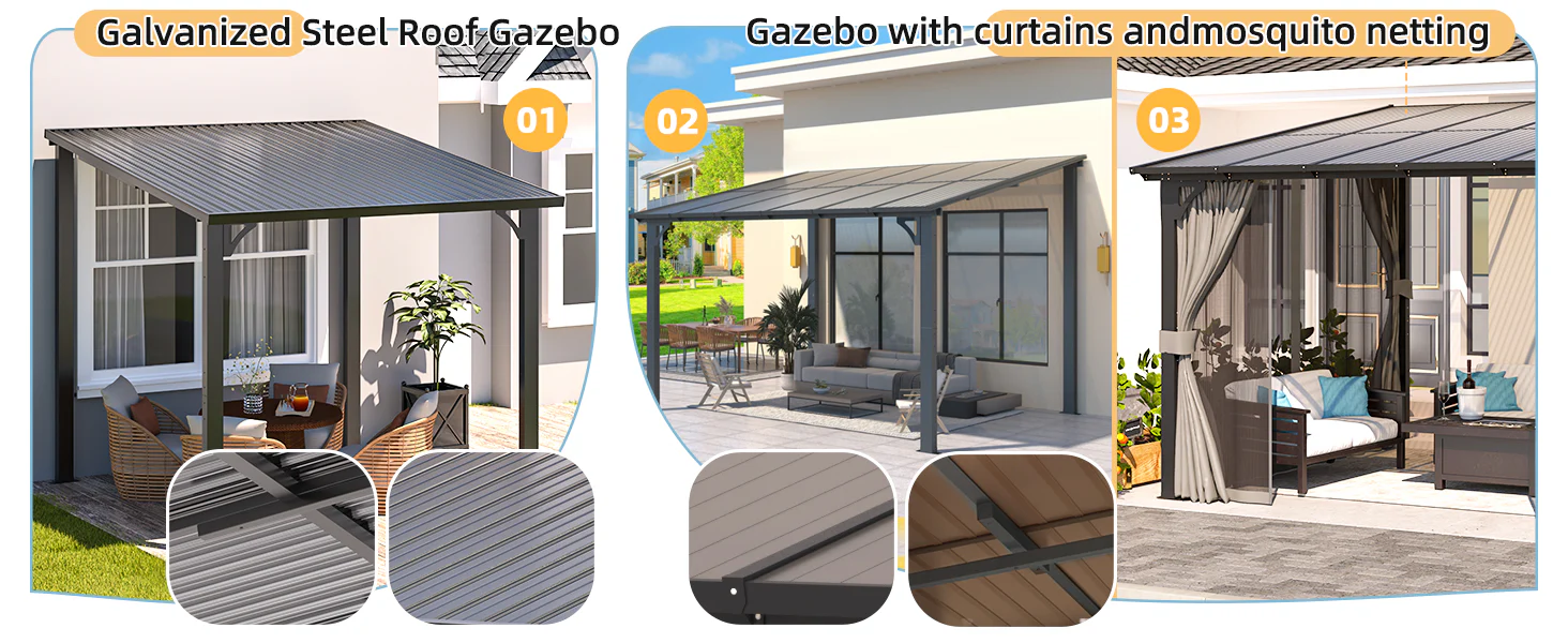 lean to gazebo